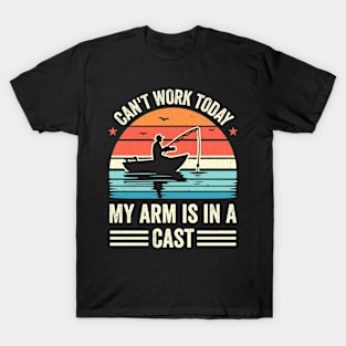 Retro Funny Fishing Pun for Angler or Fisherman T-Shirt